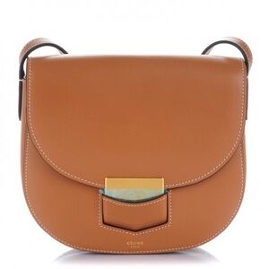 Celine Trotteur in Tan Leather